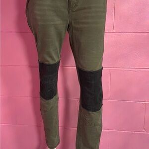 Free People Olive Green Jeans